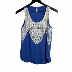Xhilaration | Blue Sleeveless Tank